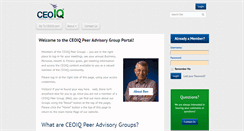 Desktop Screenshot of ceoiqconnect.com