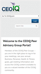 Mobile Screenshot of ceoiqconnect.com